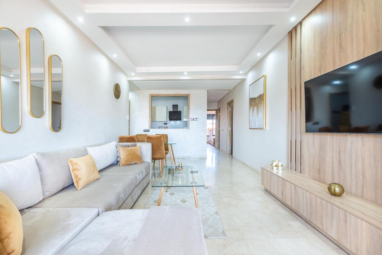 New! Superbe appartement à Majorelle,terrace,IPTV. Marrakesh Esterno foto