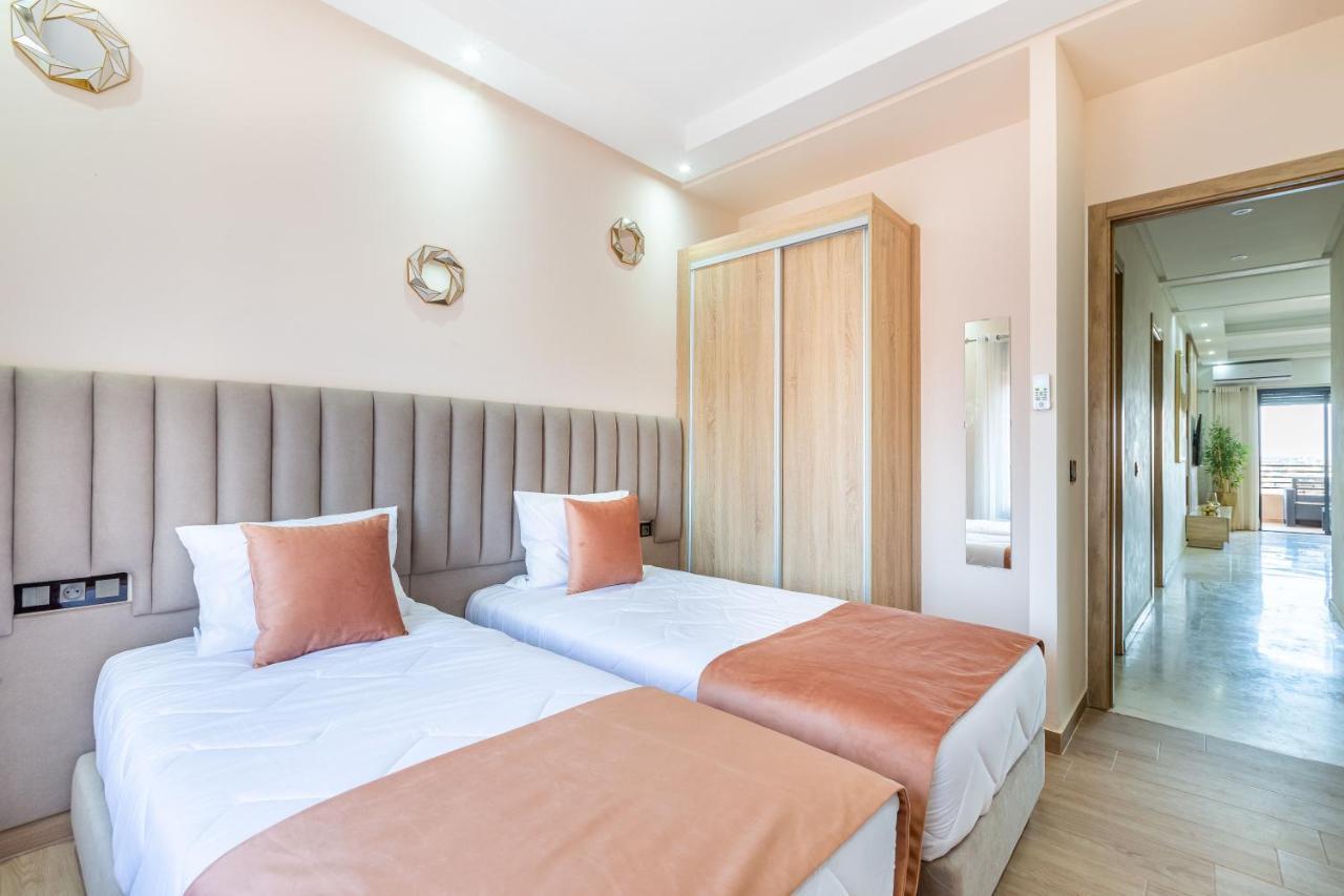 New! Superbe appartement à Majorelle,terrace,IPTV. Marrakesh Esterno foto
